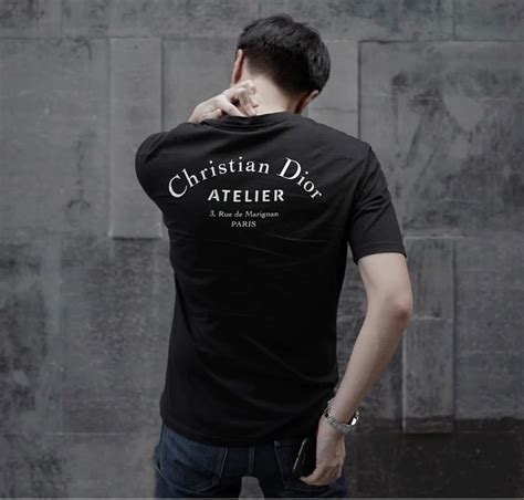 t-shirt christian dior atelier|men's dior t shirt sale.